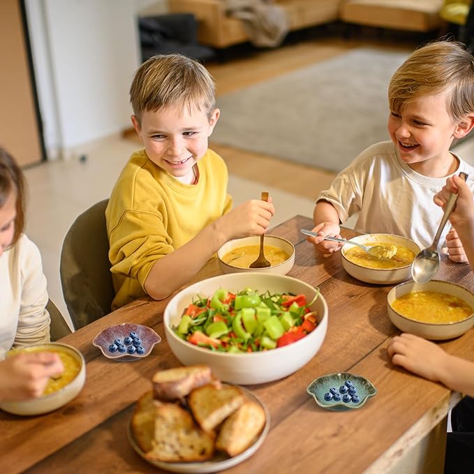 uxcell 2Pcs Ceramics Jewelry Plate, Lotus Leaf Shape Key Holder Bowl for Entryway Table Decor Small Ring Tray Dish Gift for Women Girlfriend, White