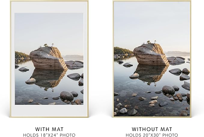 HAUS AND HUES 0.7x2.0 Gold 20x30 Glass 1