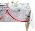 Maison d' Hermine Table Cloth Rectangle Table 100% Cotton 54 x 72 Inches Fall Tablecloth Reusable Everyday Use for Thanksgiving Christmas Decorations Dining Farmhouse Party (Enora)