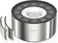 1Gallon No Spill Water Bowl for Dogs, Double-Wall Stainless Steel with Splash-Proof Paws Lid and Floating Disk, Non-Slip Base, Easy to Clean Slow Water Feeder for Large Medium Dogs