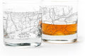 Black Lantern Whiskey Glasses - National Park Topographic Map Old Fashioned Glasses - 11oz. Rock Glass Set of 2 - Cocktail & Everyday Use Drinking Glasses - Dishwasher Safe (Olympic)