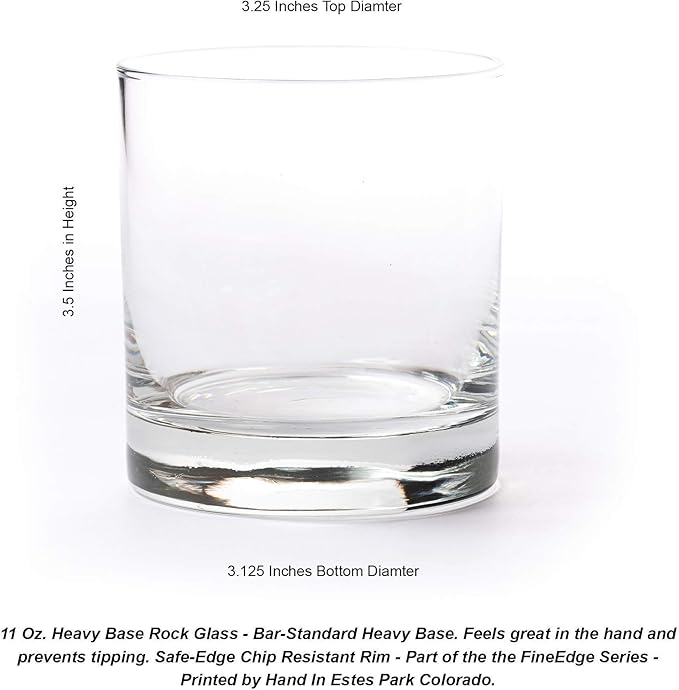 Black Lantern Camping in the Woods Whiskey Glasses – Set of 2 11oz Old Fashioned Glasses with Gift Box