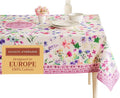 Maison d' Hermine Table Cloth Square Table 100% Cotton 54 x 54 Inches Tablecloth Reusable Decorative for Dining Room Farmhouse Home Valentines Day Decorations Spring Summer - Chardon
