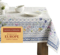 Maison d' Hermine Table Cloth Rectangle Table 100% Cotton 70 x 120 Inches Tablecloth Reusable Decorative for Dining Room Farmhouse Home Valentines Day Decorations Spring Summer - Faience