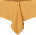 sancua Rectangle Tablecloth - 70 x 90 Inch - Stain and Wrinkle Resistant Washable Polyester Table Cloth, Decorative Fabric Table Cover for Dining Tables, Buffet Parties and Camping, Gold