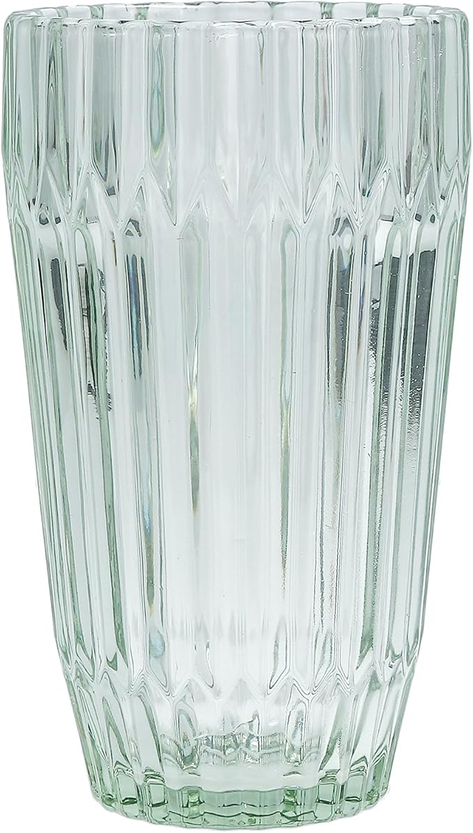 Fortessa Archie Glass Drinkware, Iced Beverage Glass (Set of 6), 14.8 Ounce, Sage