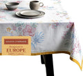 Maison d' Hermine Table Cloth Rectangle Table 100% Cotton 54 x 72 Inches Tablecloth Reusable Decorative for Dining Room Farmhouse Home Valentines Day Decorations Spring Summer - Paradise Island