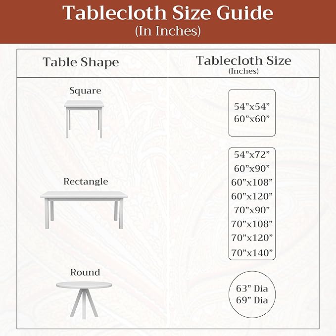 Maison d' Hermine Table Cloth Round Table 100% Cotton 69 Inches Fall Tablecloth Reusable Everyday Use for Thanksgiving Christmas Decorations Dining Farmhouse Party (Noel)