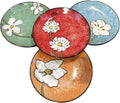 Ceramic Plates For Kitchen, 11 In - Plates Set of 4 - For Salad,Pizza,Bread, Sushi, Pasta,Appetizer, Serving etc - Dishwasher, Microwave, and Oven Safe - For Breakfast, Lunch and Dinner (11 Inch)