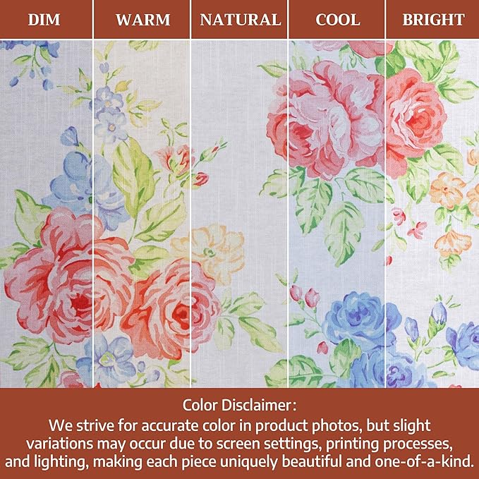 Maison d' Hermine Table Cloth Rectangle Table 100% Cotton 70 x 120 Inches Tablecloth Reusable Decorative for Dining Room Farmhouse Home Valentines Day Decorations Spring Summer - Vintage Floral