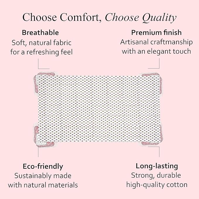 CPC Rosette Bloom Tablecloth 100% Cotton 60x90 Inch Indian Block Print Rectangle Table Cover, Table Cloth for Gifting in Weddings, Halloween, Fall, Christmas, Thanksgiving