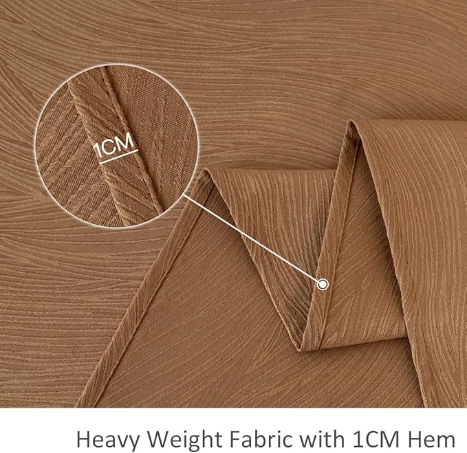 maxmill Harvest Swirl Design Table Cloth Waterproof Wrinkle Resistance Heavy Weight Soft Tablecloth for Fall Harvest Thanksgiving Dinning Tabletop Decoration Rectangle 60 x 120 Inch, Fall Leaf