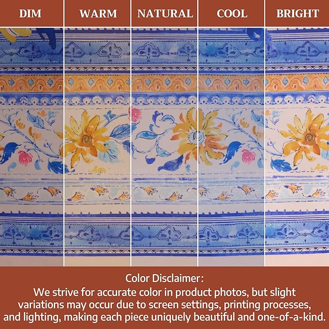 Maison d' Hermine Table Cloth Rectangle Table 100% Cotton 70 x 90 Inches Tablecloth Reusable Decorative for Dining Room Farmhouse Home Valentines Day Decorations Spring Summer - Girassol