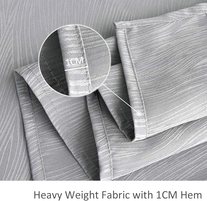 maxmill Jacquard Table Cloth Waving Pattern Water Proof Wrinkle Free Heavy Weight Soft Tablecloth Decorative Fabric Table Cover for Outdoor and Indoor Use Rectangular 60 x 104 Inch Light Grey