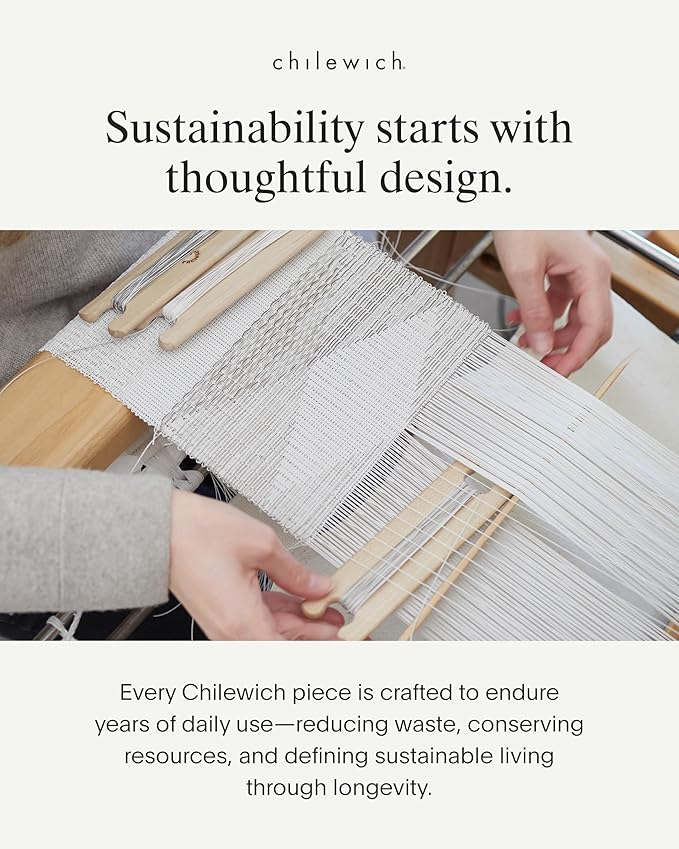 Chilewich Bamboo Placemats Set of 4 - Woven Rectangle Placemats - Reusable, Stain-Resistant, Indoor/Outdoor Tabletop Protection - 19" x 14" - Grey Flannel