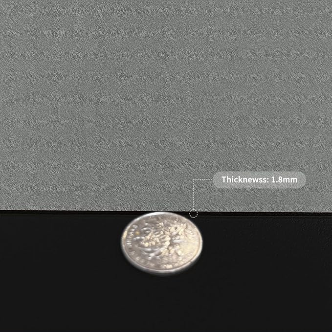 Dresser Top Cover - Can Be Used On Both Sides Waterproof and Easy to Clean Good Flatness Used for Dresser Table(Black+Gray 10x42)