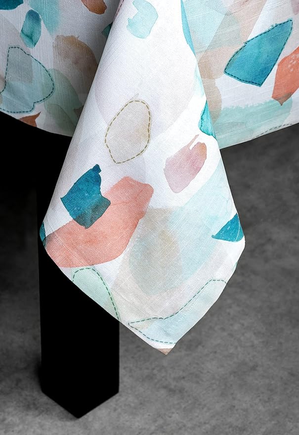 Maison d' Hermine Table Cloth Rectangle Table 100% Cotton 70 x 90 Inches Tablecloth Reusable Decorative for Dining Room Farmhouse Home Valentines Day Decorations Spring Summer - Summer Picnic