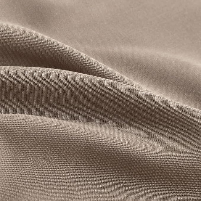 8 FT Khaki Large Tablecloths Linen Tablecloths for Rectangle Tables Patio Picnic Buffets Camping Barbecue Farmhouse Modern Neutral Fabric Tablecloth Rectangular Dining Table Cover 60x120 Inch