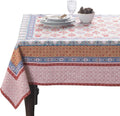 Maison d' Hermine Table Cloth Rectangle Table 100% Cotton 60 x 108 Inches Fall Tablecloth Reusable Everyday Use for Thanksgiving Christmas Decorations Dining Farmhouse Party (Romane)