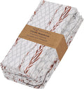 RUVANTI Cloth Napkins Set of 6 Cotton 100%, 18x18 Inches Napkins Cloth Washable, Soft, Absorbent. Cotton Napkins for Parties, Christmas, Thanksgiving, Weddings, Dinner Napkins Cloth - Wheatable