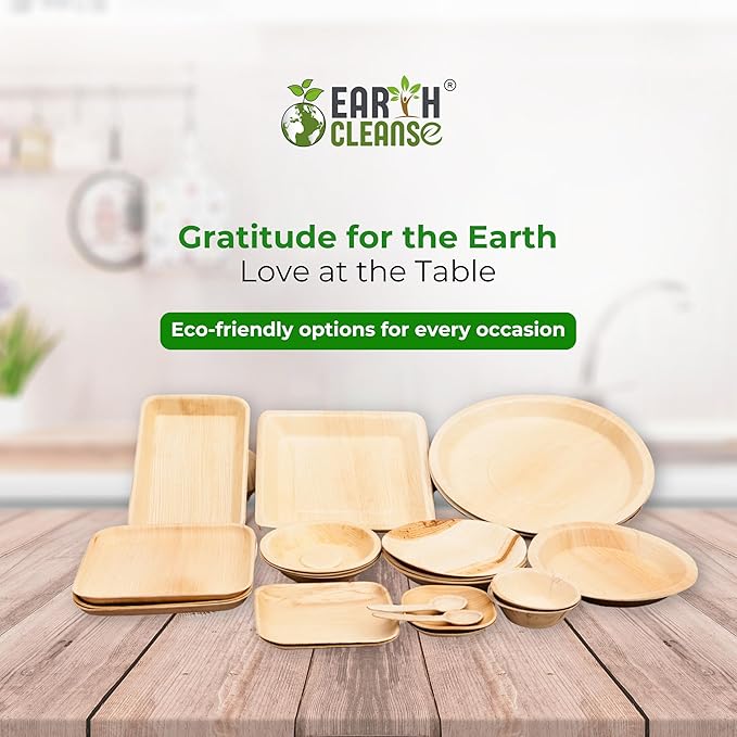 6 Inch Pyramid Compostable Palm Leaf Bowls | Pack of 25 | Eco Friendly Disposable Areca Leaf Bowls | Biodegradable, Plastic Free, Heavy Duty for Parties & Catering