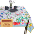 Maison d' Hermine Table Cloth Square Table 100% Cotton 54 x 54 Inches Tablecloth Reusable Decorative for Dining Room Farmhouse Home Valentines Day Decorations Spring Summer - Giverny