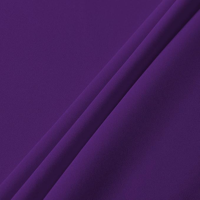 sancua Rectangle Tablecloth - 60 x 120 Inch - Stain and Wrinkle Resistant Washable Polyester Table Cloth, Decorative Fabric Table Cover for Dining Tables, Buffet Parties and Camping, Purple