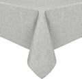 Hiasan Faux Linen Rectangle Tablecloth - Wrinkle and Stain Resistant Washable Table Cloth for Kitchen Dining Room Holiday Table Cover for Dinner, Light Grey, 70 x 108 Inch