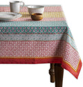 Maison d' Hermine Table Cloth Rectangle Table 100% Cotton 60 x 108 Inches Tablecloth Reusable Decorative for Dining Room Farmhouse Home Valentines Day Decorations Spring Summer - Provence