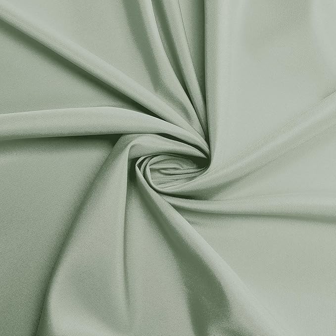 sancua Rectangle Tablecloth - 60 x 120 Inch - Stain and Wrinkle Resistant Washable Polyester Table Cloth, Decorative Fabric Table Cover for Dining Tables, Buffet Parties and Camping, Sage Green