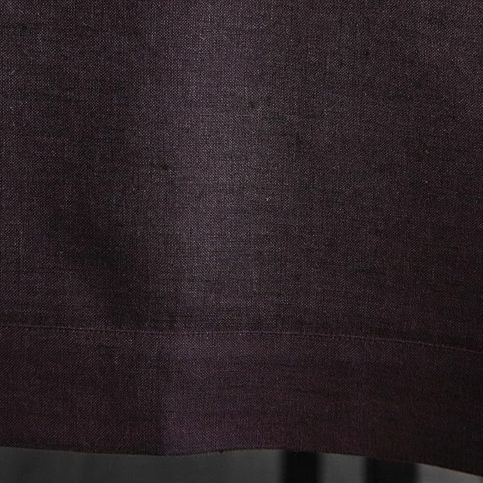 Solino Home Grape Linen Tablecloth 54 x 72 Inch - Athena, 100% Pure Linen Rectangle Tablecloth - Machine Washable Table Cloth for Winter, Valentines, Spring, Easter