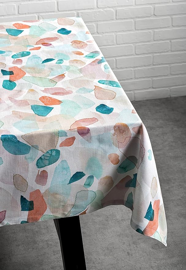 Maison d' Hermine Table Cloth Rectangle Table 100% Cotton 54 x 72 Inches Tablecloth Reusable Decorative for Dining Room Farmhouse Home Valentines Day Decorations Spring Summer - Summer Picnic