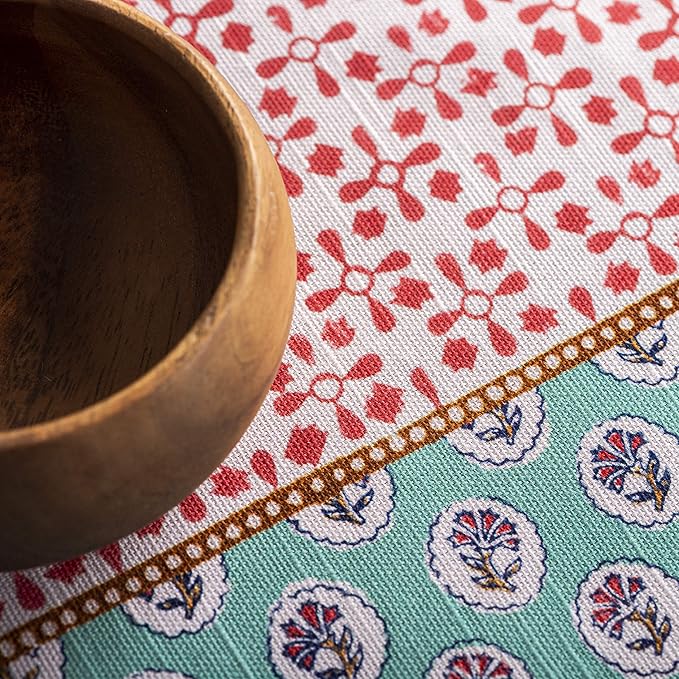 Maison d' Hermine Table Cloth Rectangle Table 100% Cotton 70 x 140 Inches Tablecloth Reusable Decorative for Dining Room Farmhouse Home Valentines Day Decorations Spring Summer - Provence