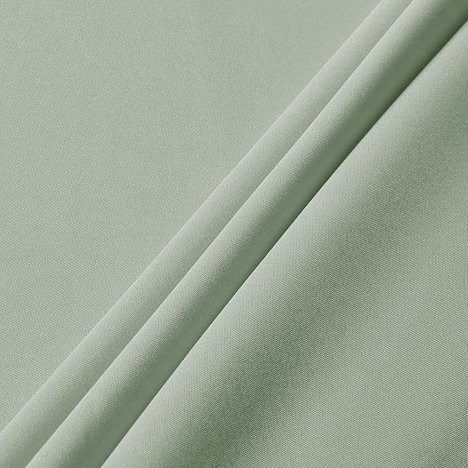 sancua Rectangle Tablecloth - 60 x 102 Inch - Stain and Wrinkle Resistant Washable Polyester Table Cloth, Decorative Fabric Table Cover for Dining Tables, Buffet Parties and Camping, Sage Green