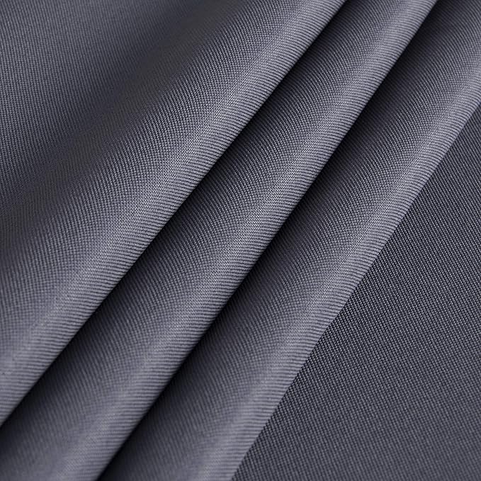 sancua Square Tablecloth - 60 x 60 Inch - Water Resistant Spill Proof Washable Polyester Table Cloth, Decorative Fabric Table Cover for Dining Tables, Buffet Parties and Camping, Grey