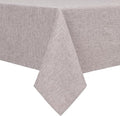 Hiasan Faux Linen Rectangle Tablecloth - Wrinkle and Stain Resistant Washable Table Cloth for Kitchen Dining Room Holiday Table Cover for Dinner, Stone, 70 x 120 Inch